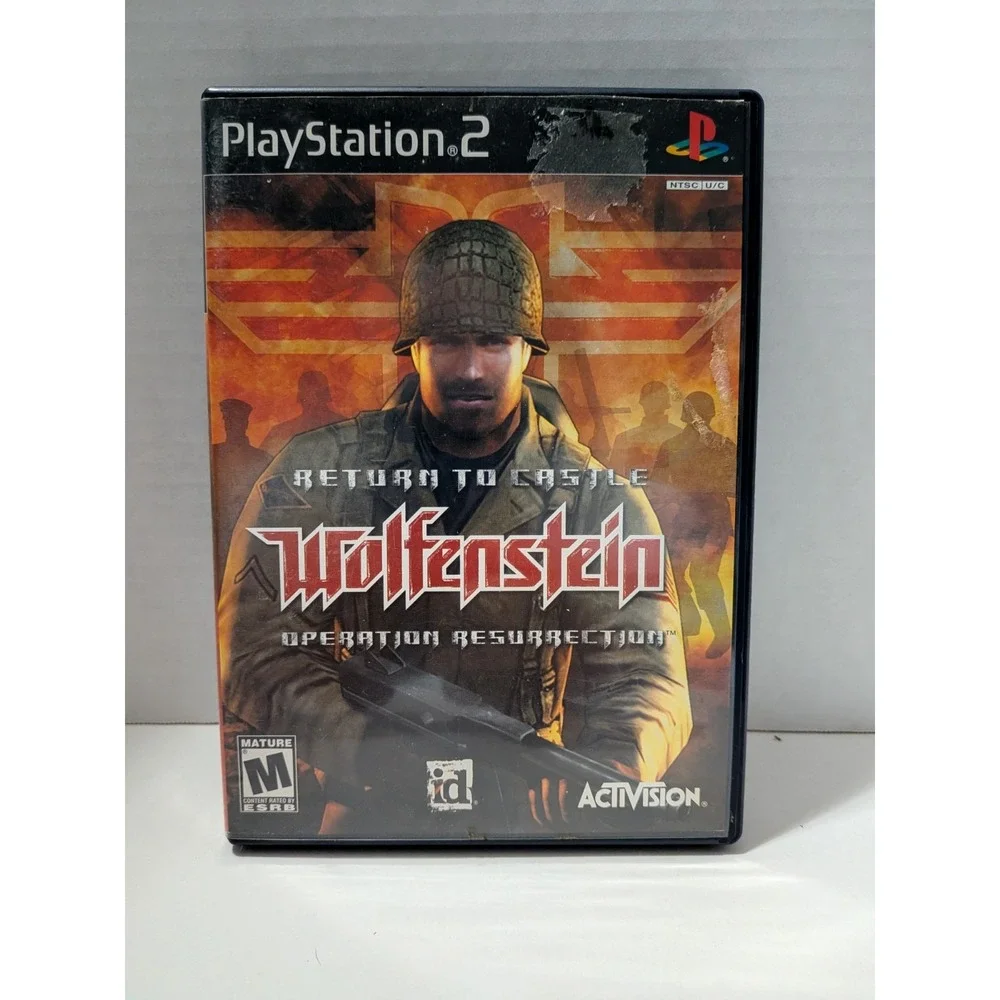 Return To Castle Wolfenstein Operation Resurrection Sony PlayStation 2 Ps2 Cib